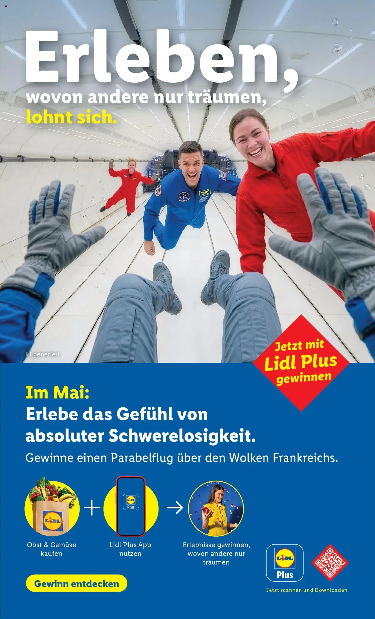Lidl Parabelflug über Frankreich gültig ab 26.04.2026 | Seite: 1 | Produkte: Gemüse, Obst