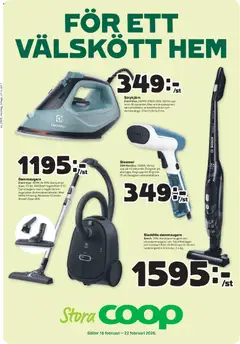 Coop Forum - erbjudanden - Förhandsvisning av reklamblad från butik Coop Forum aktuell från 16.02.2026 | Sida: 13 | Produkter: Dammsugare, Galler
