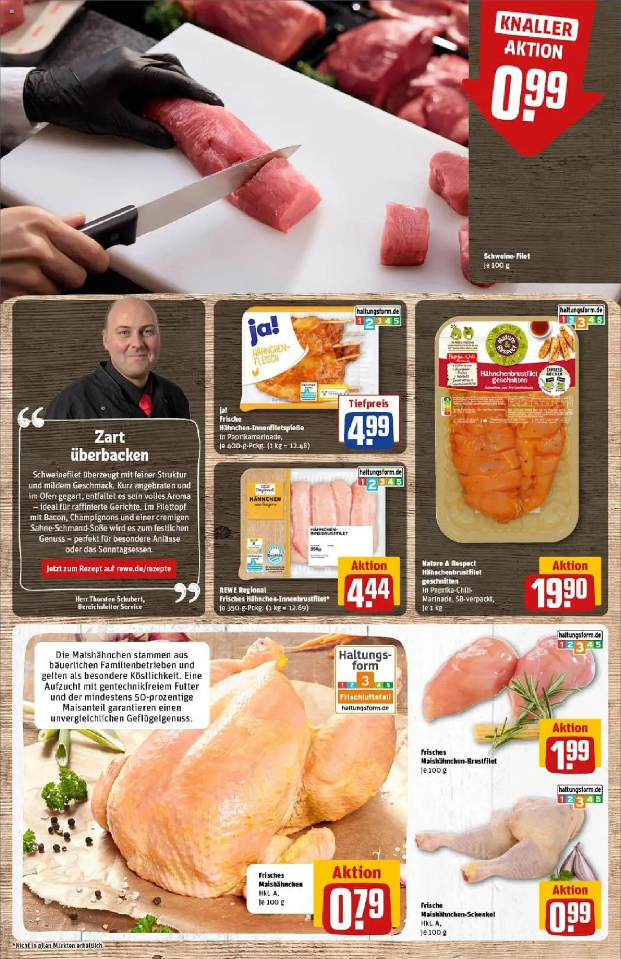 Rewe prospekt Höchberg	 - gültig ab dem 06.07.2025 | Seite: 8 | Produkte: Ofen, Hahnchen, Sahne, Fleisch