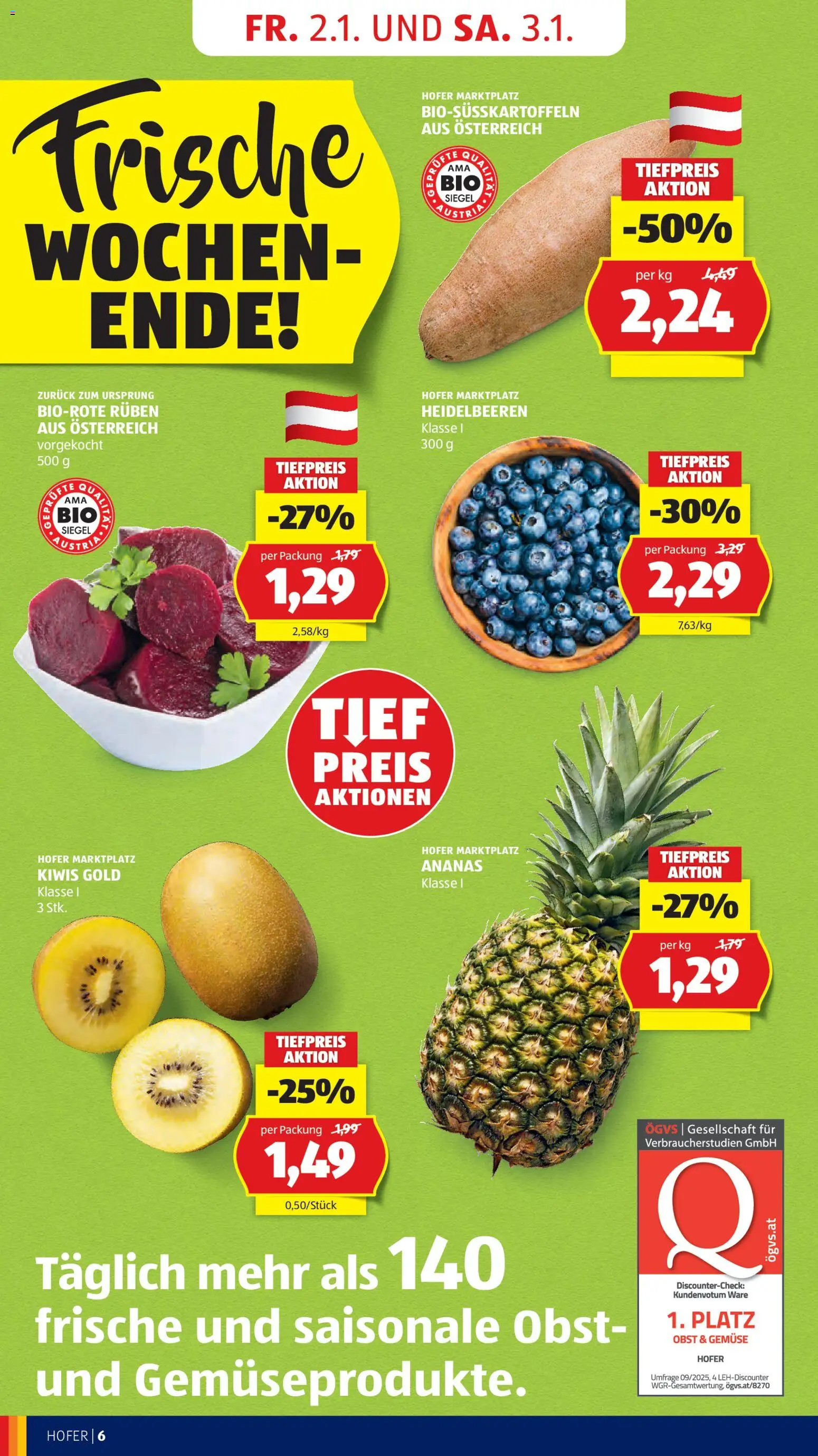 Hofer AT akciós ujság - amely érvényes a következő dátumtól: 02.01.2026 | Oldal: 8