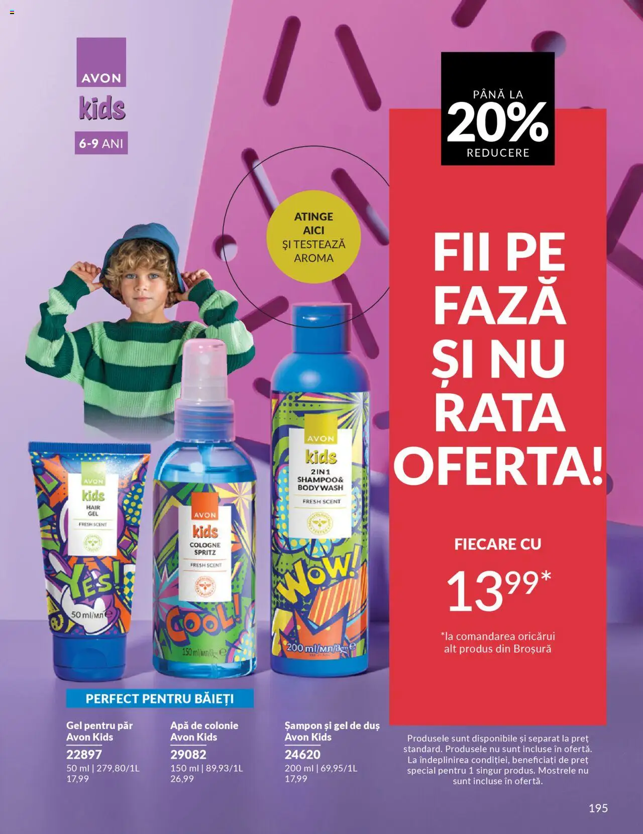 Noul catalog Avon – valabil de la 01.10.2025 | Pagină: 197 | Produse: Body, Duș, Rață, Șampon