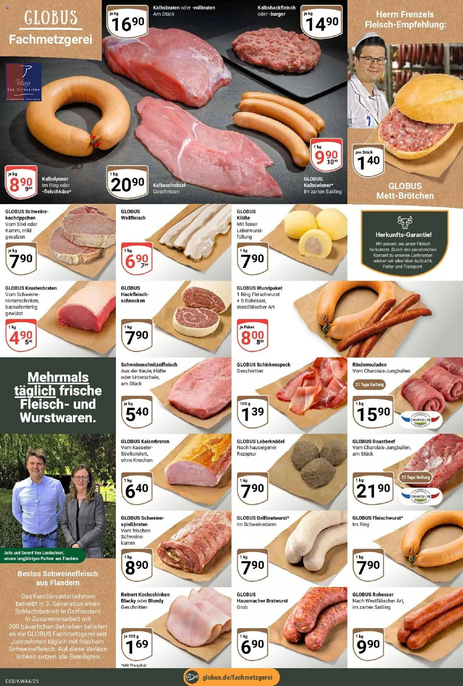Globus prospekt Eschborn	 – gültig ab 26.10.2025 | Seite: 9 | Produkte: Bratwurst, Krustenbraten, Schweinefleisch, Fleisch