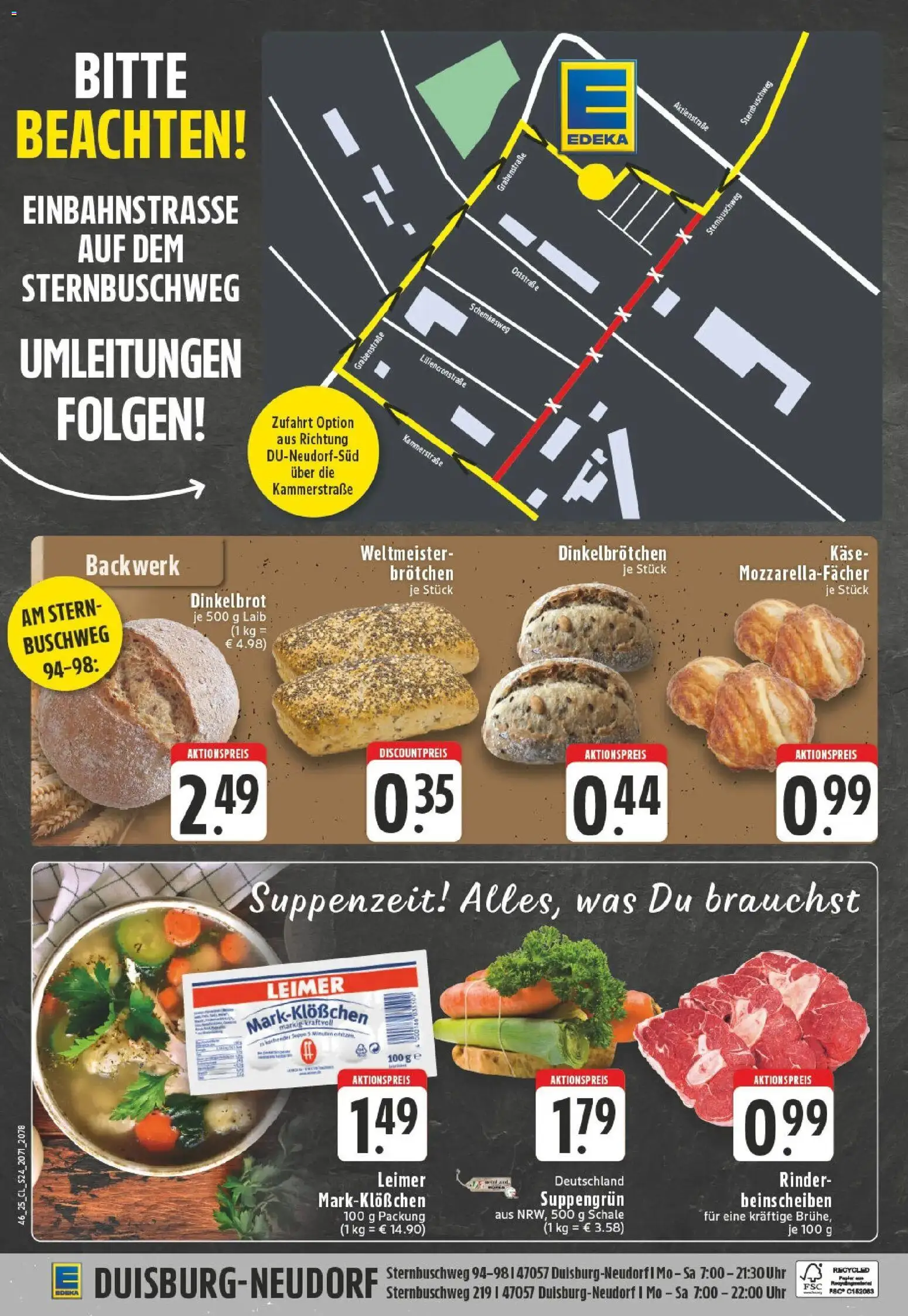 Edeka prospekt Duisburg	 – gültig ab 10.11.2025 | Seite: 24 | Produkte: Käse, Uhr