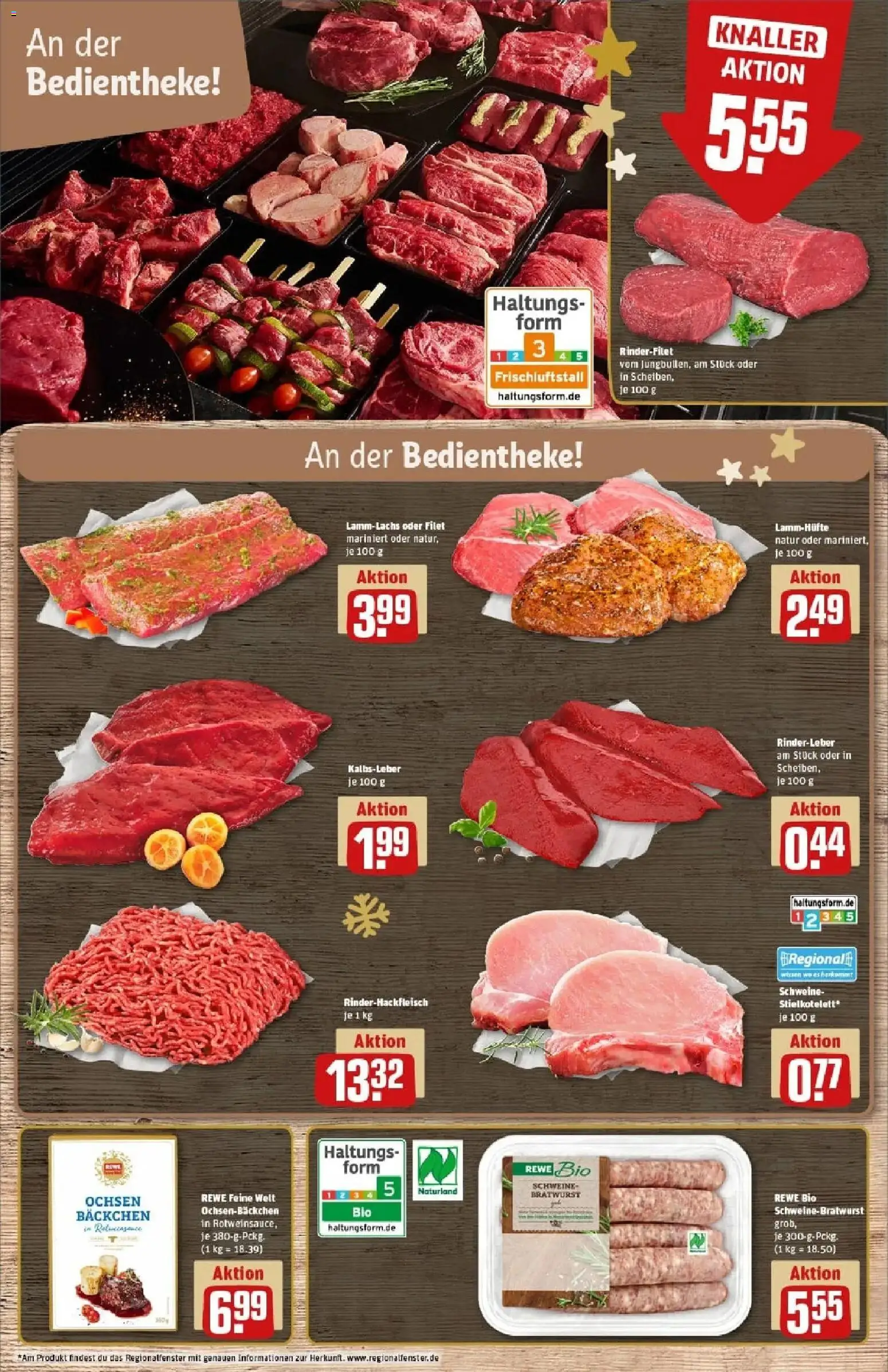Rewe prospekt Laatzen	 – gültig ab 23.11.2025 | Seite: 11 | Produkte: Rinderfilet, Bratwurst, Kalbsleber