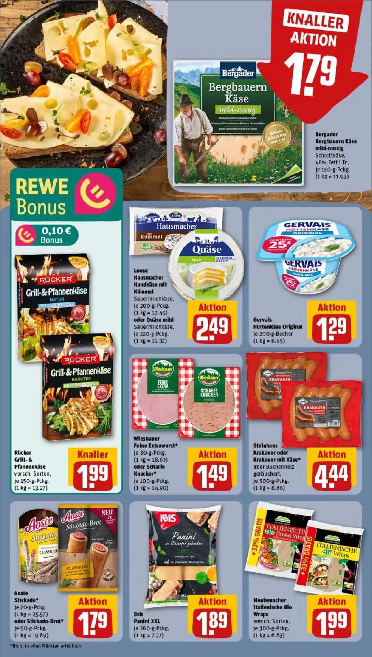 Rewe prospekt Herbertingen	 - gültig ab dem 06.07.2025 | Seite: 11 | Produkte: Grill, Milch, Käse, Hüttenkäse