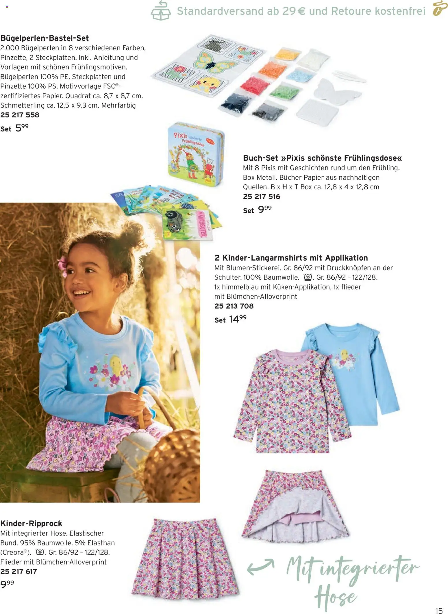 Katalog Tchibo Frühling Kids – gültig ab 05.03.2026 | Seite: 15 | Produkte: Box, Hose, Pinzette