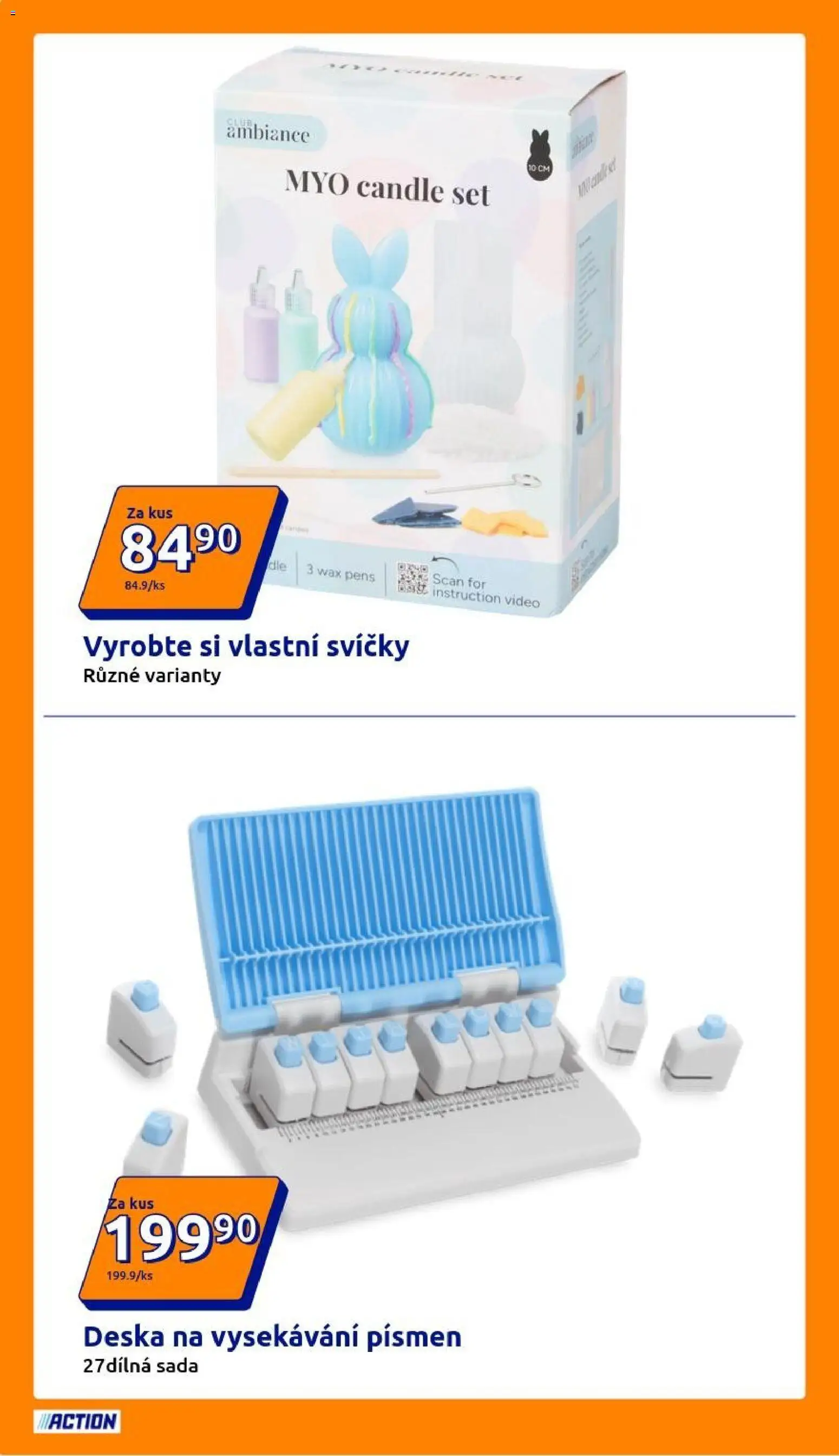 Action leták od 18.03.2026 | Strana: 8 | Produkty: Video, Svíčky