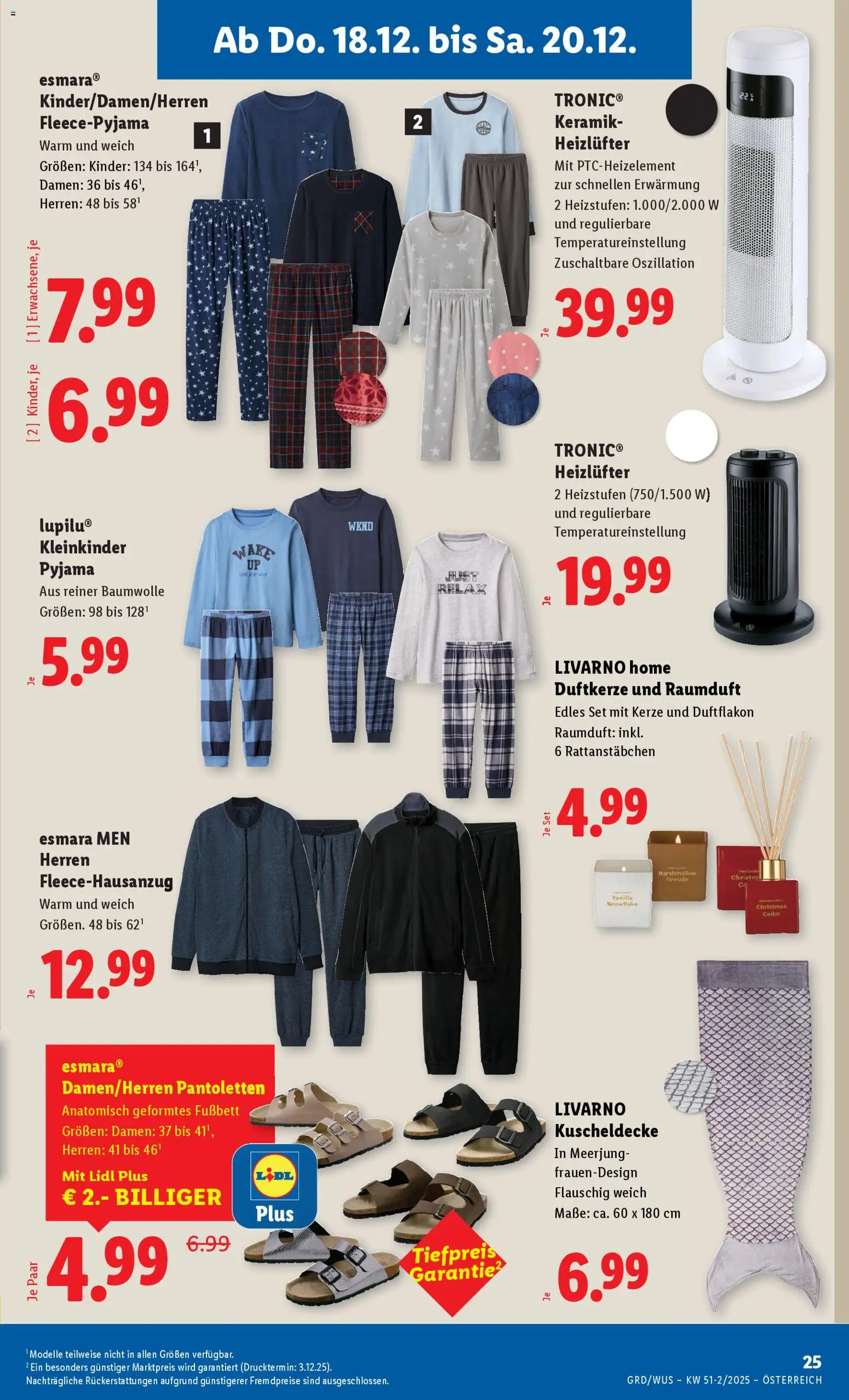 Lidl Flugblatt - Eisenstadt, Ebenfurth, Mattersburg gültig ab 18.12.2025 | Seite: 27 | Produkte: Pyjama