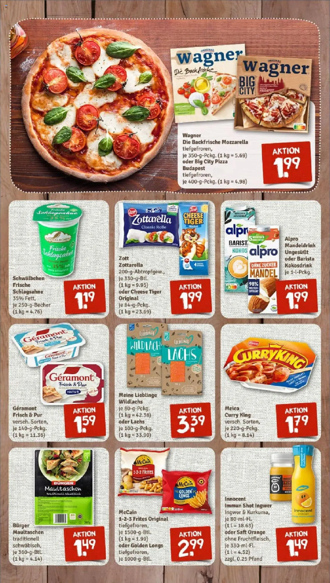 Rewe prospekt Maintal / Bischofsheim	 – gültig ab 28.09.2025 | Seite: 7 | Produkte: Mozzarella, McCain, Zucker, Maultaschen