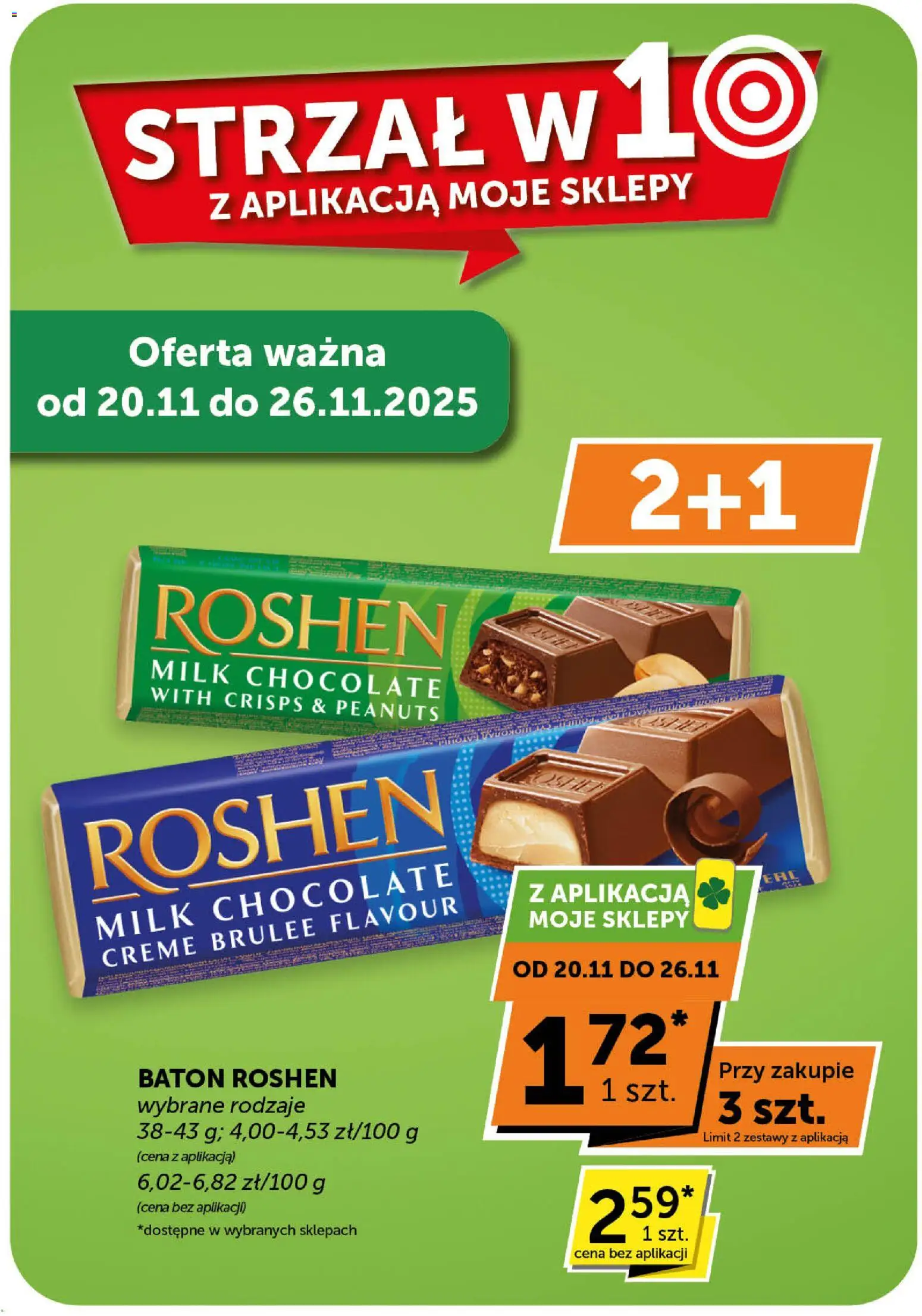 Euro Sklep Gazetka - Market od 13.11.2025 | Strona: 21 | Produkty: Baton