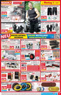 Norma Flugblatt gültig ab 30.06.2025 | Seite: 3 | Produkte: Wasser, Kappe, Kabel, Steckdose