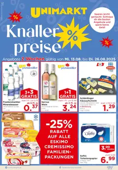 Vorschau von dem Prospekt - Unimarkt Nord gültig ab 13.08.2025