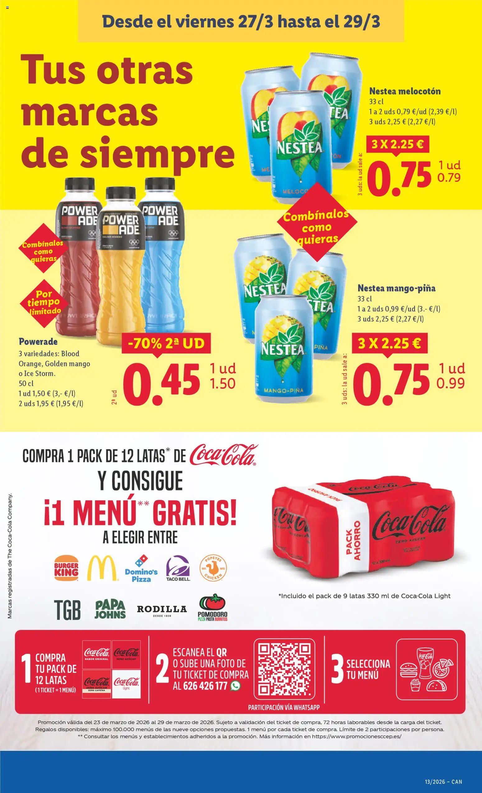 Lidl folleto │ válido desde el 23.03.2026 | Página: 27 | Productos: Pizza, Piña, Pasta, Ρούτερ