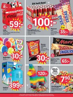 Dollar Store reklamblad aktuell från 08.09.2025 | Sida: 3 | Produkter: Bacon, Galler, Godis, Popcorn