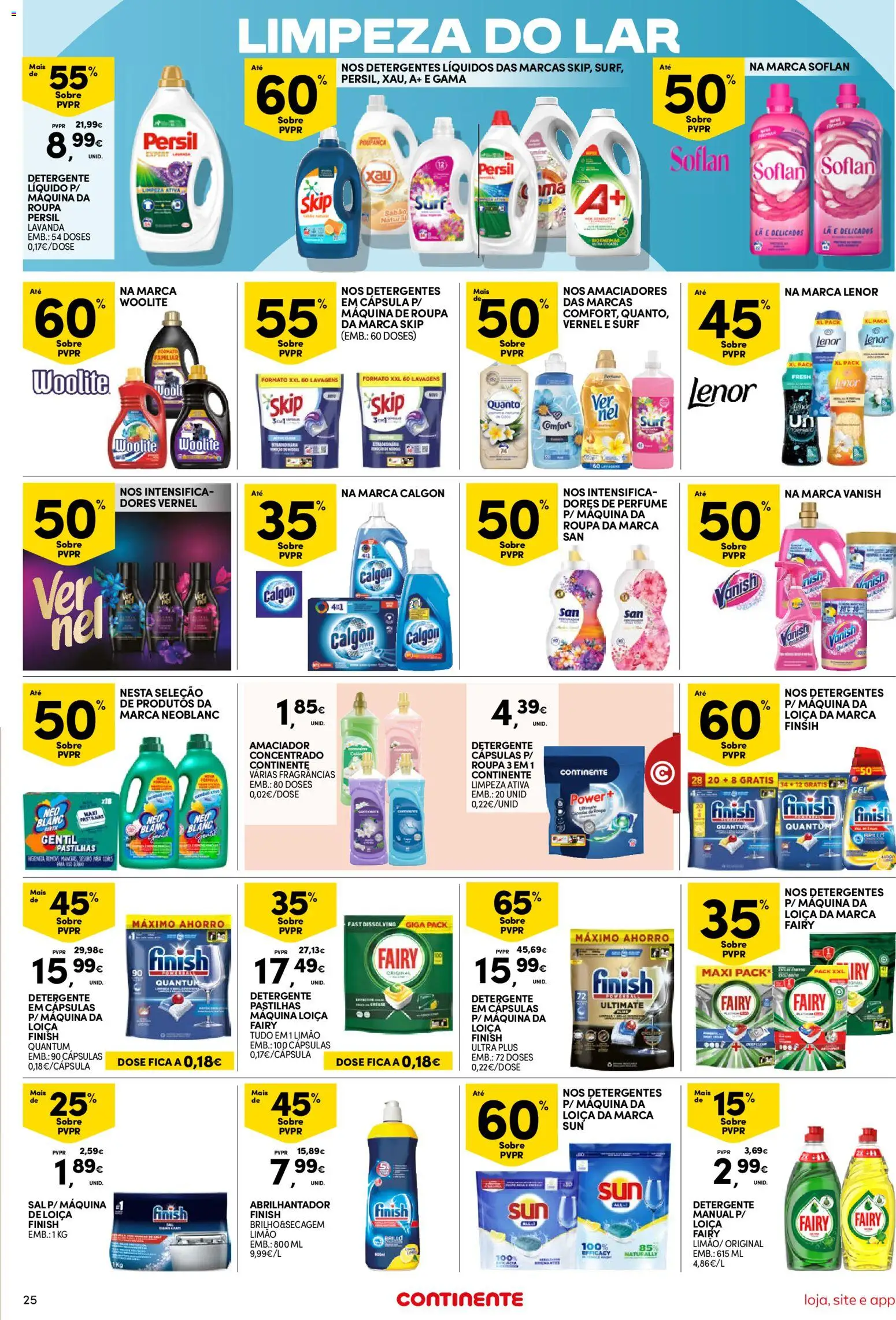 Continente Semanal Continente Bom Dia │ válido de 04.11.2025 | Página: 25 | Produtos: Perfume, Sabão, Sal, Persil