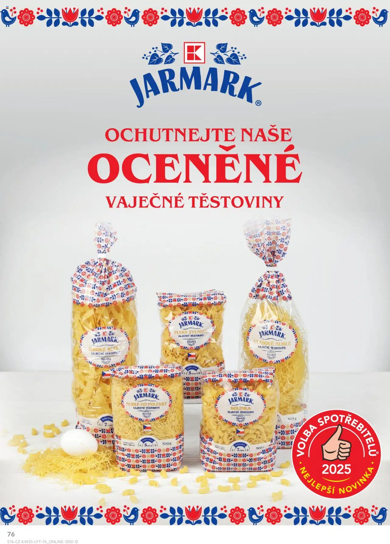 Kaufland leták - Chomutov od 27.08.2025 | Strana: 76 | Produkty: Těstoviny, Nudle
