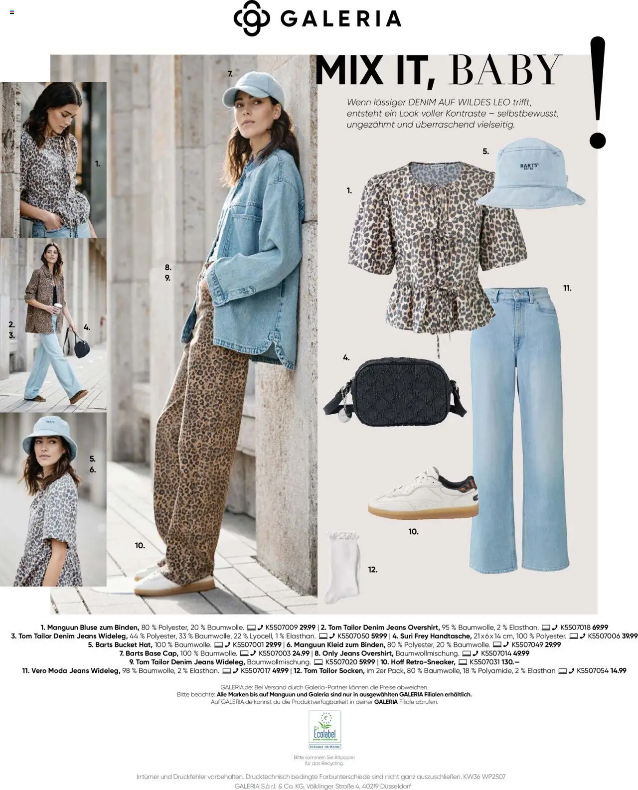 Galeria Karstadt Kaufhof Exklusiver Online-Prospekt - gültig ab dem 03.09.2025 | Seite: 4 | Produkte: Bluse, Kleid, Jeans