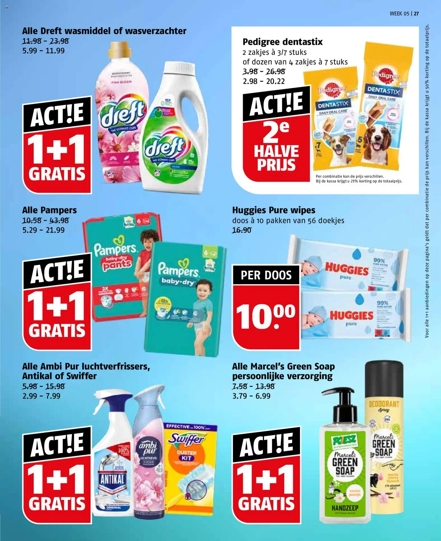 {H1} | Pagina: 27 | Producten: Deodorant, Wasmiddel, Wasverzachter, Ostyalap