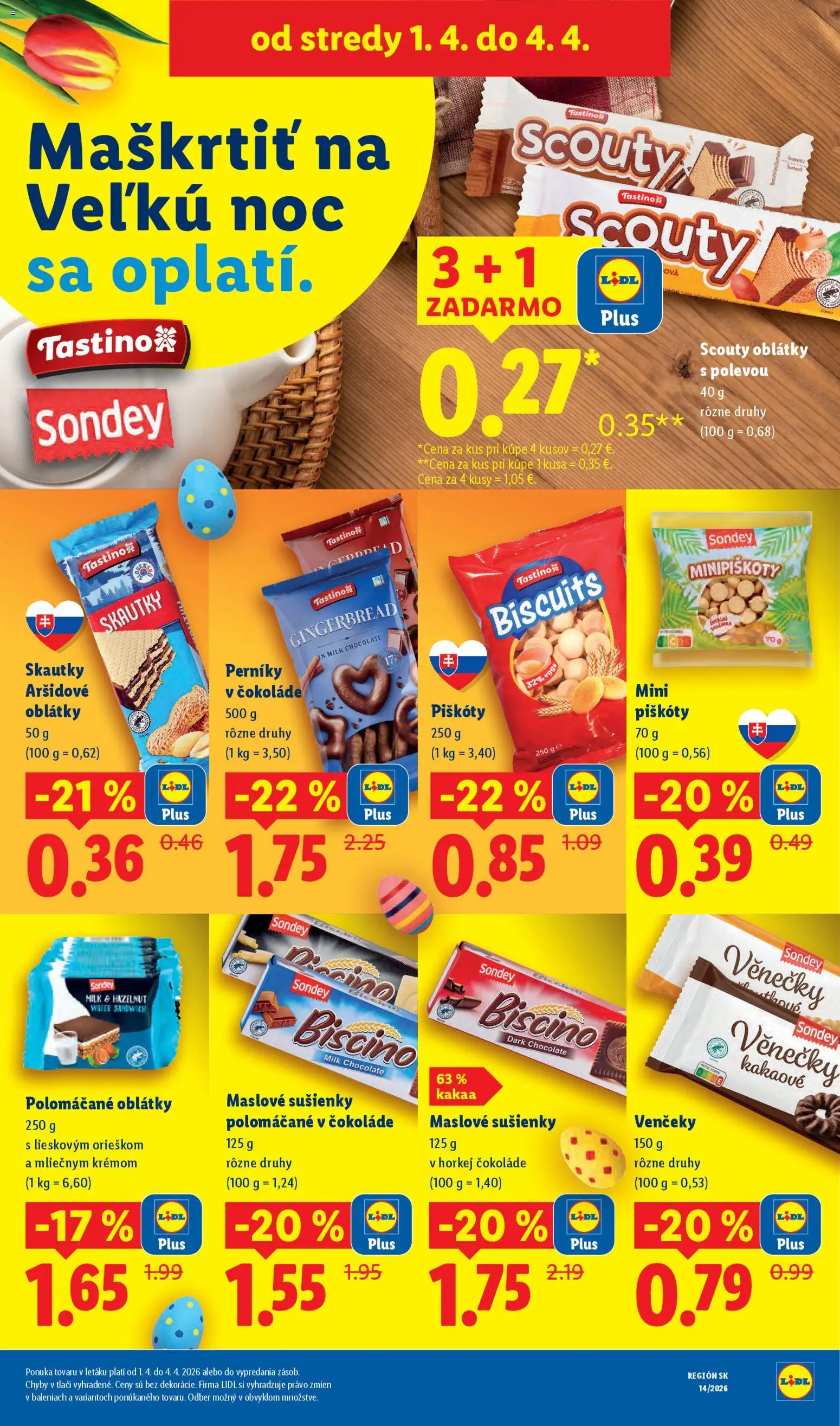 Nové Lidl akcie – leták je platný od 30.03.2026 | Strana: 86 | Produkty: Maslove sušienky