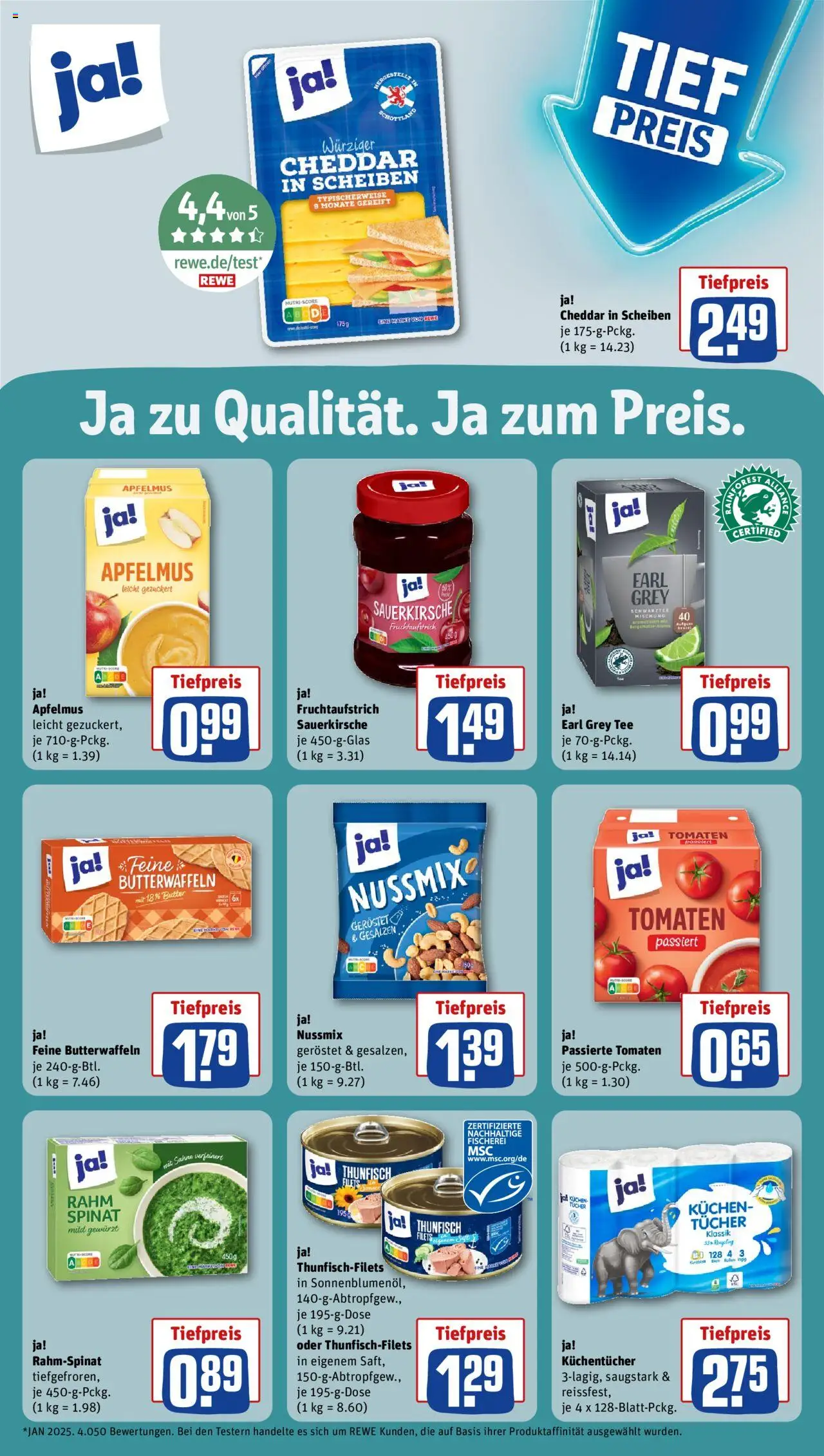Rewe Prospekt 	 – gültig ab 22.09.2025 | Seite: 23 | Produkte: Tomaten, Tee, Kuchen, Sahne