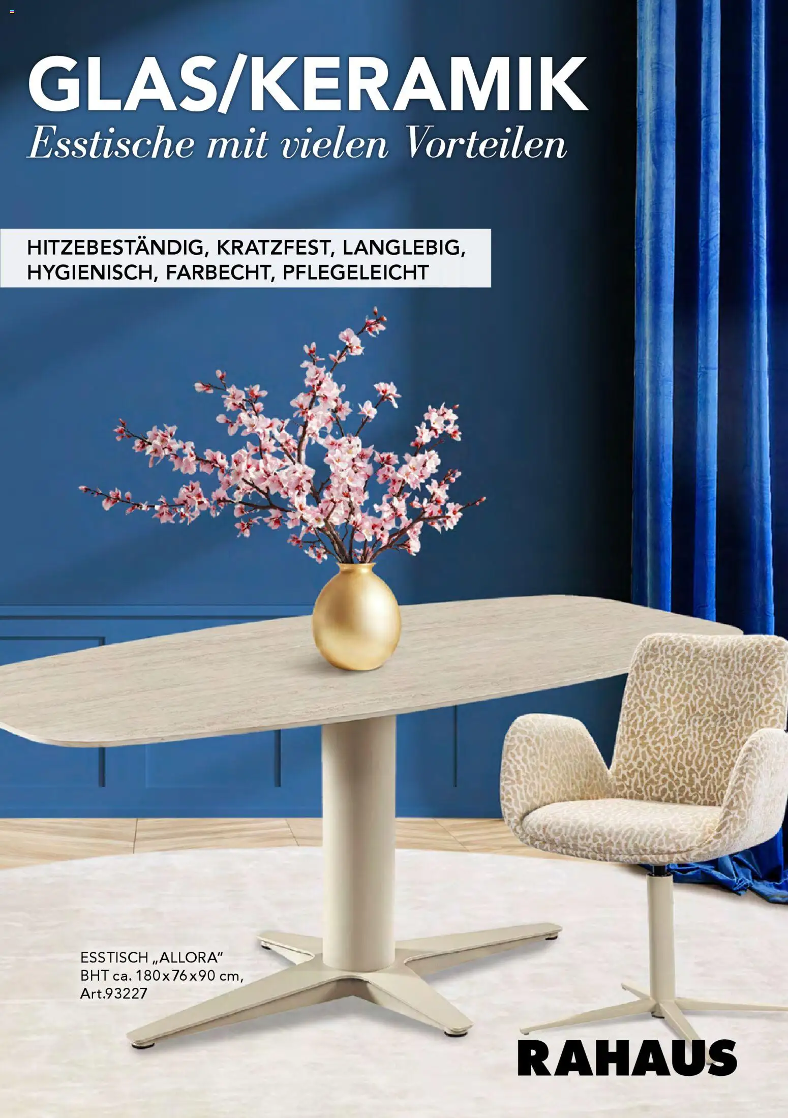 Rahaus Prospekt Glas/Keramik-Esstische – gültig ab 29.01.2026 | Seite: 1 | Produkte: Esstisch