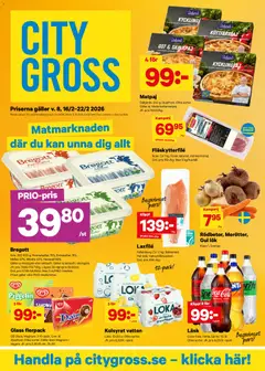 City Gross - erbjudanden - Förhandsvisning av reklamblad från butik City Gross aktuell från 16.02.2026