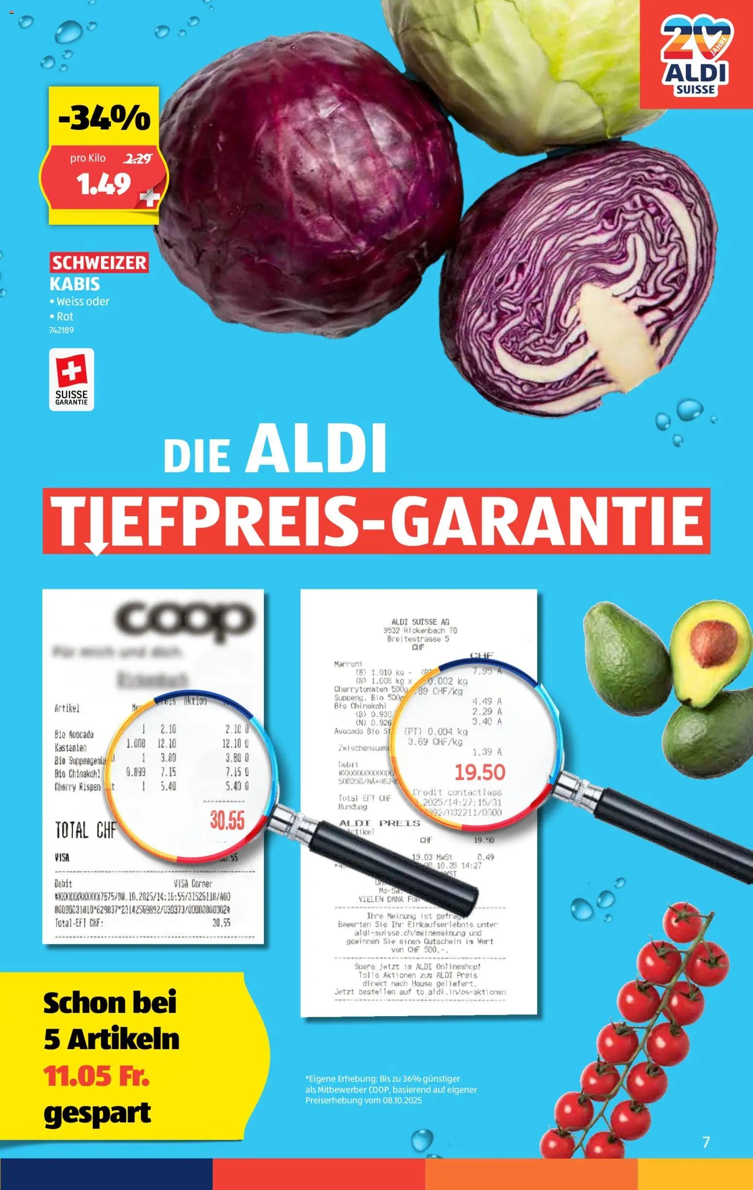 Aldi Aktionen – gültig ab 13.11.2025 | Seite: 8 | Produkte: Avocado, Chinakohl