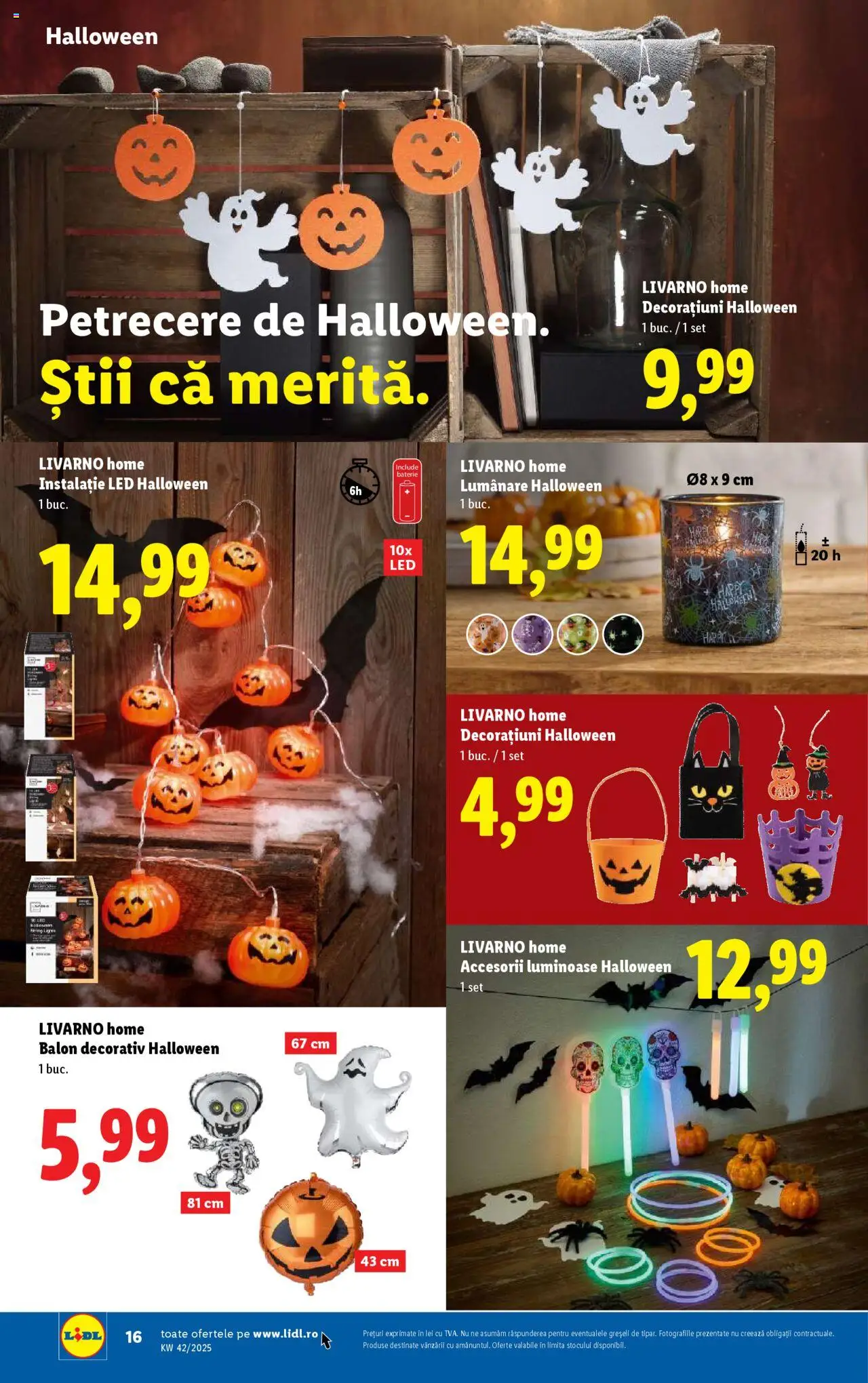 Noul catalog Lidl – valabil de la 13.10.2025 | Pagină: 16 | Produse: Babak, Baterie, Lumânare