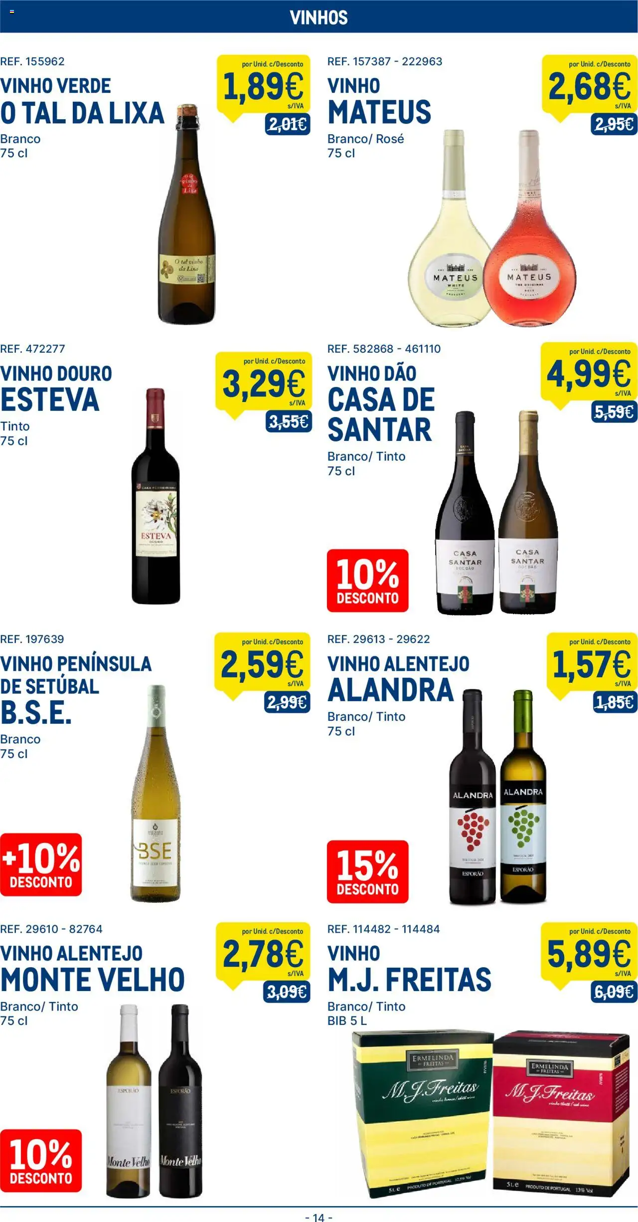 Makro folheto │ válido de 05.08.2025 | Página: 14 | Produtos: Lixa, Vinho