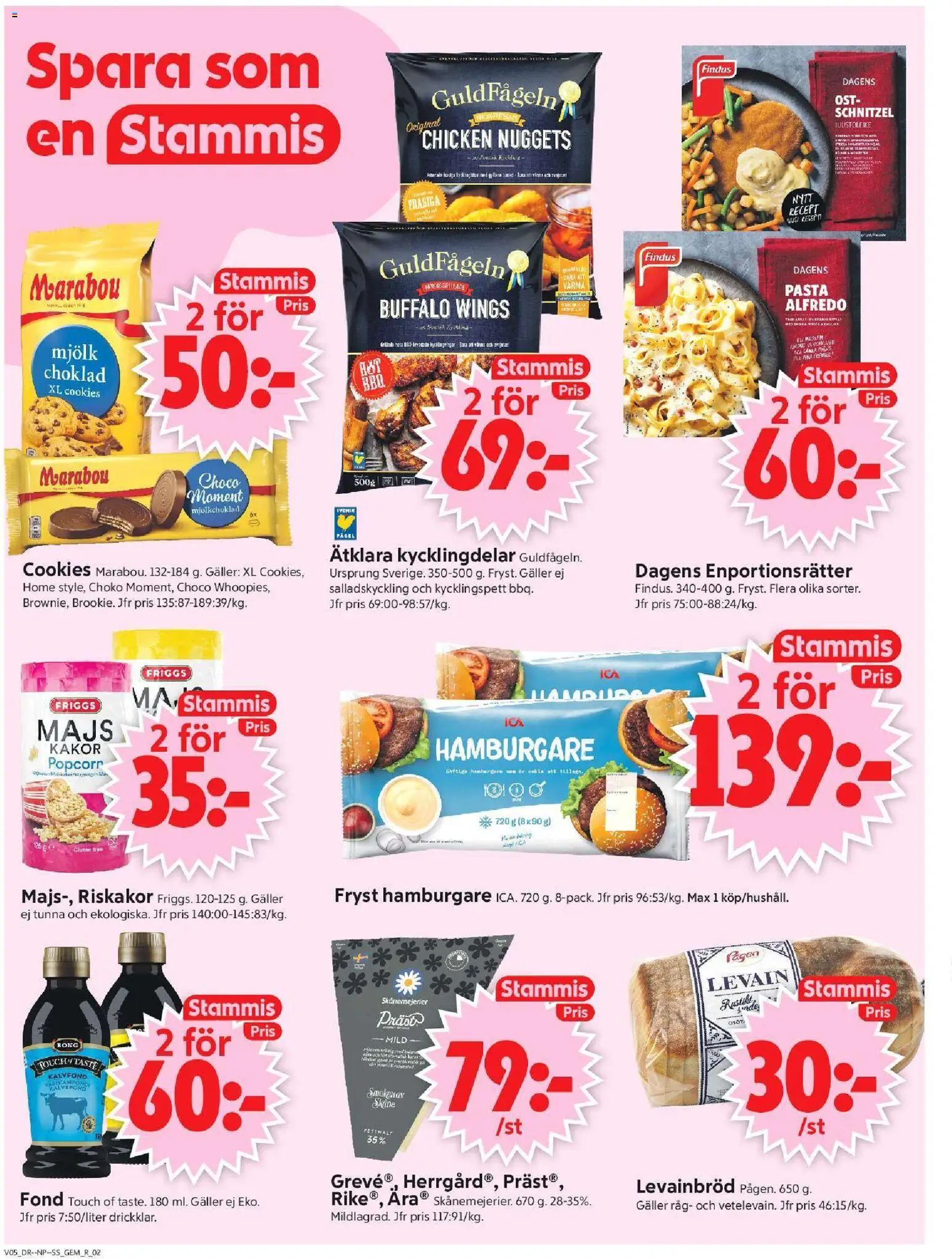 ICA Supermarket reklamblad aktuell från 26.01.2026 | Sida: 2 | Produkter: Galler, Mjölk, Ost, Riskakor