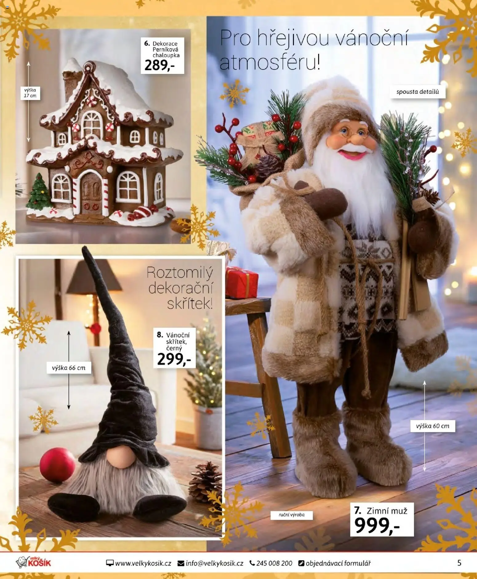 Velký Košík katalog listopad 2025 od 01.11.2025 | Strana: 5 | Produkty: Košík, Dekorace