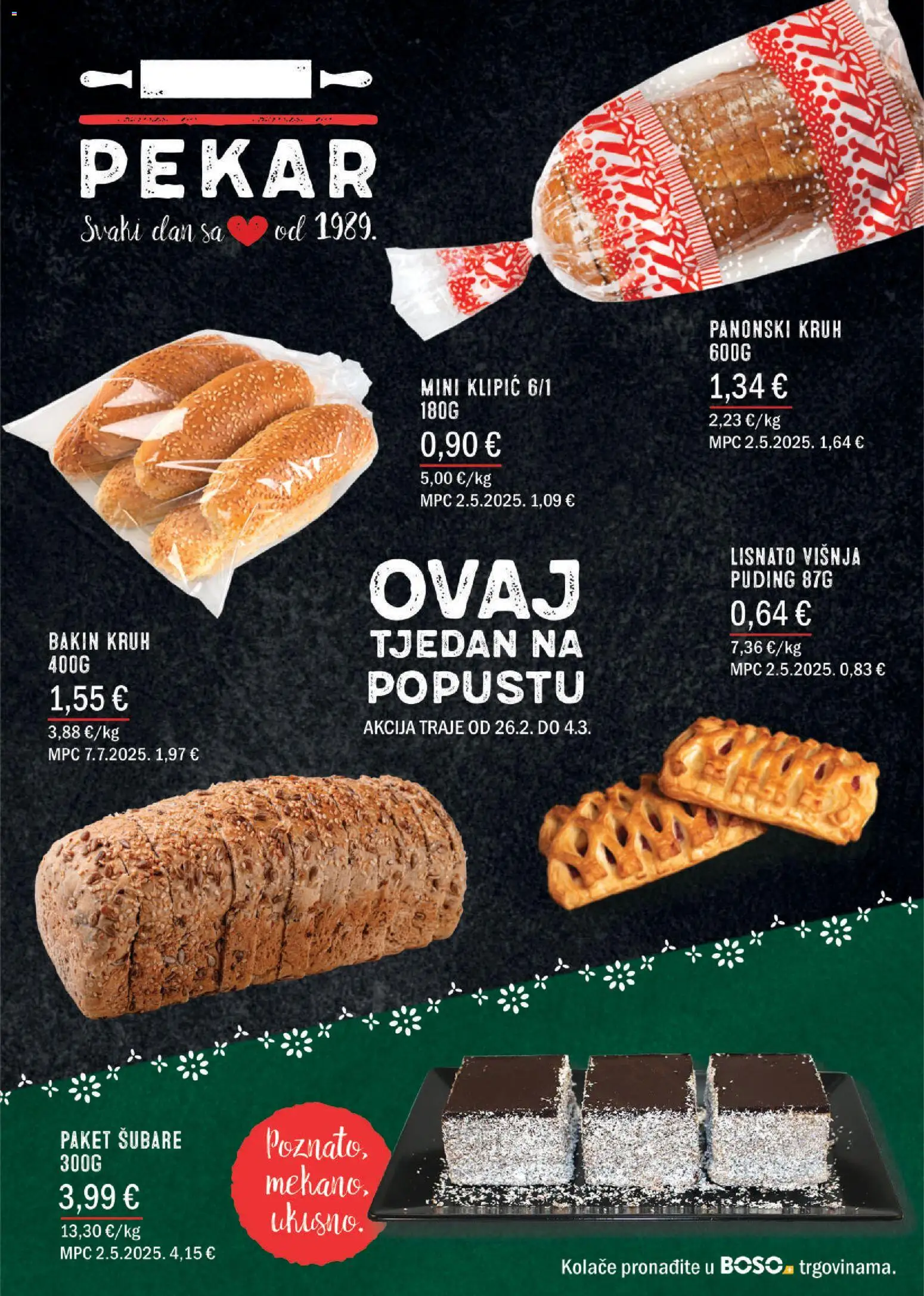 Boso katalog | vrijedi od 26.02.2026 | Stranica: 2 | Proizvodi: Kruh, Puding