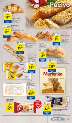Tesco leták - Hypermarket od 23.07.2025 | Strana: 5 | Produkty: Pizza, Pečivo, Croissant, Marlenka
