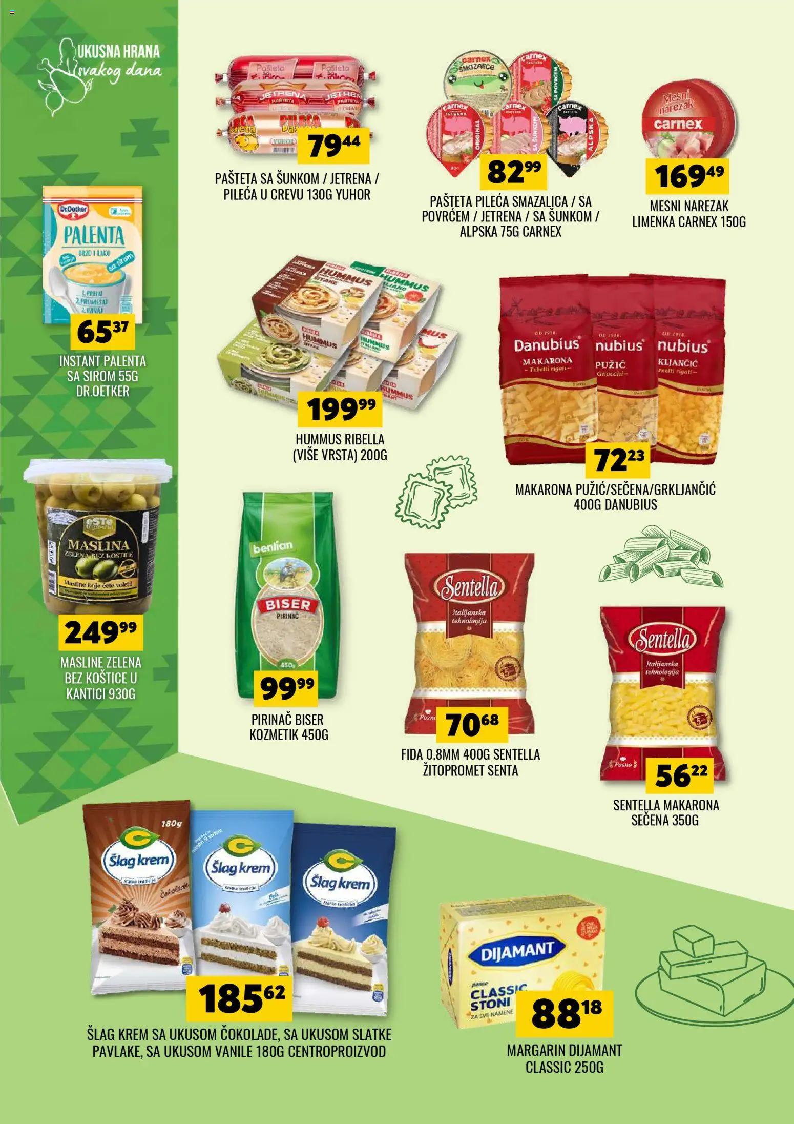 Tekijanka katalog - važi od 28.01.2026 | Strana: 6 | Proizvode: Masline, Palenta, Hummus, Pirinač