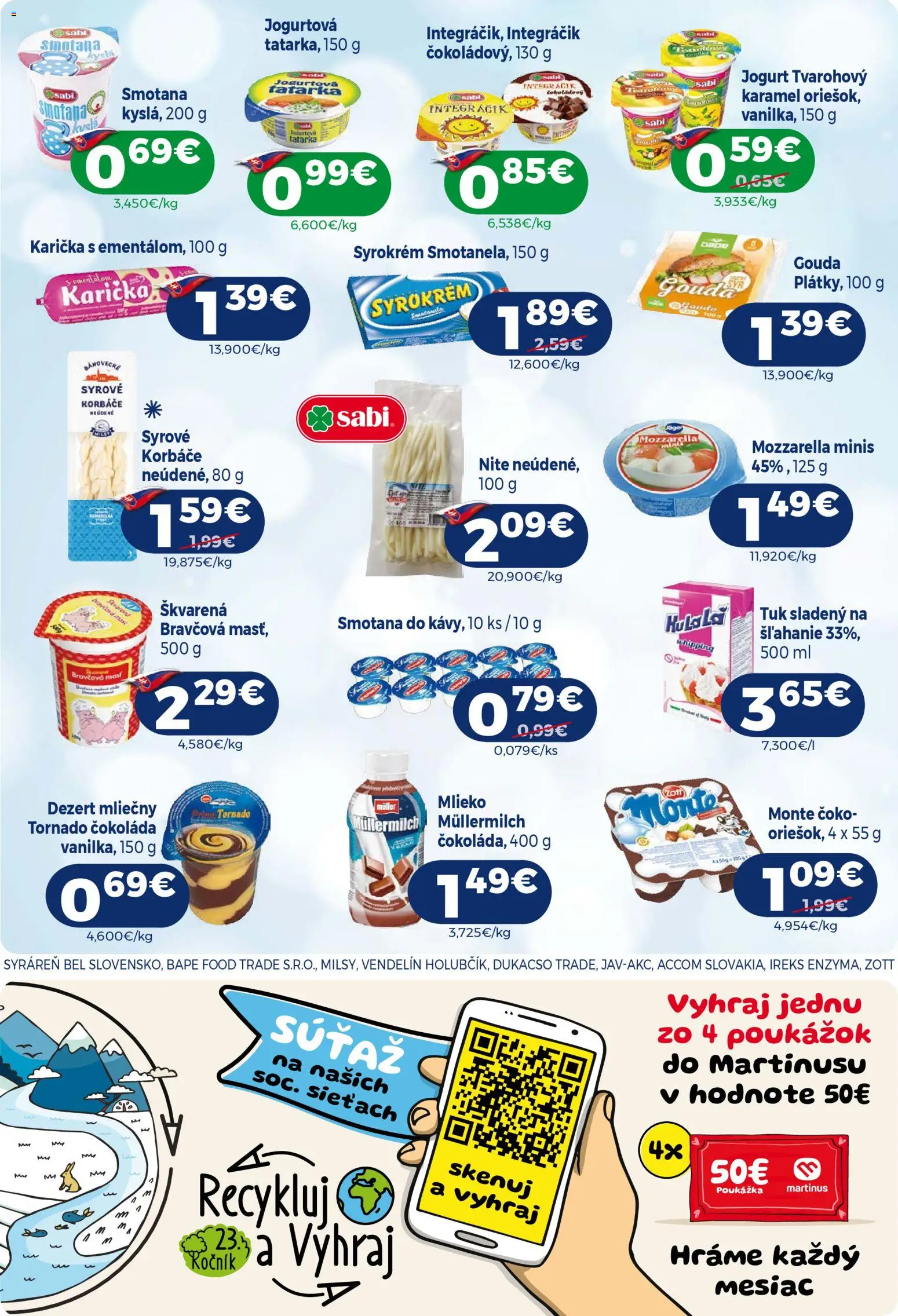 Nové Milk Agro akcie – leták je platný od 02.01.2026 | Strana: 4 | Produkty: Smotana, Gouda, Mozzarella, Čokoláda
