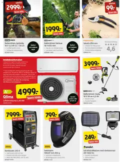 Jula reklamblad aktuell från 04.09.2025 | Sida: 5 | Produkter: Sekatör, Röjsåg, Batteri, Laddare