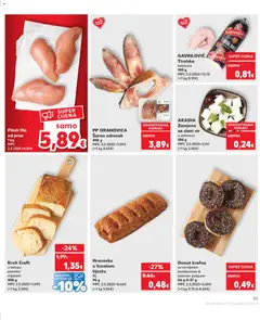 PP ORAHOVICA Šaran odrezak, 450 g MPC 2.5.2025=3,59€ (=1 kg 8.65€) - Pregled kataloga iz trgovine Kaufland, vrijedi od 05.11.2025 | Stranica: 35
