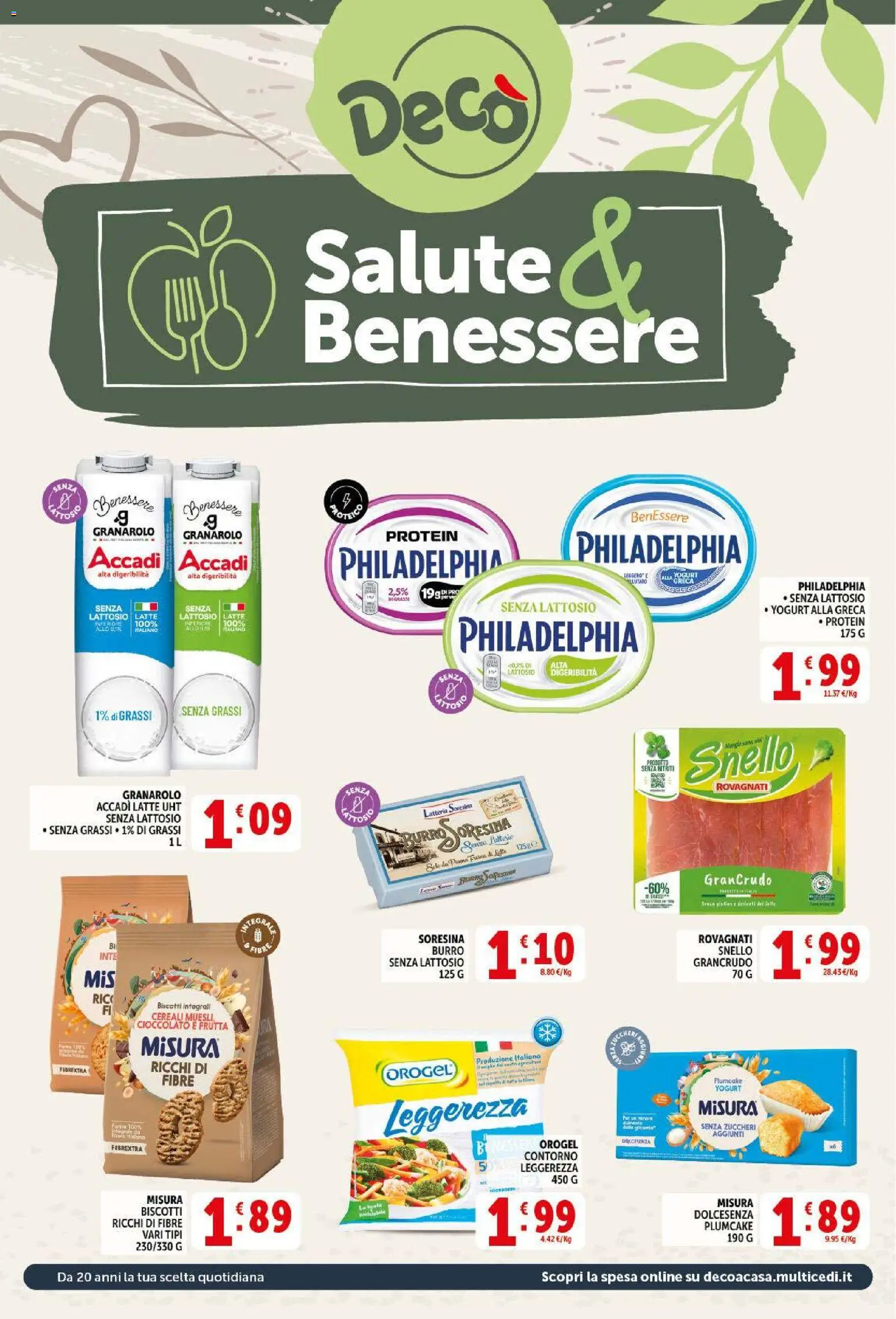 Volantino Decò del 09.04.2026 | Pagina: 10 | Prodotti: Yogurt, Biscotti, Frutta, Burro