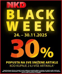 Black Friday NKD - Pregled kataloga iz trgovine NKD, vrijedi od 27.11.2025