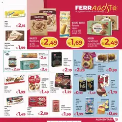 Volantino MerSi Supermercati del 30.07.2025 | Pagina: 9 | Prodotti: Crema, Ciambelle, Cereali, Latte