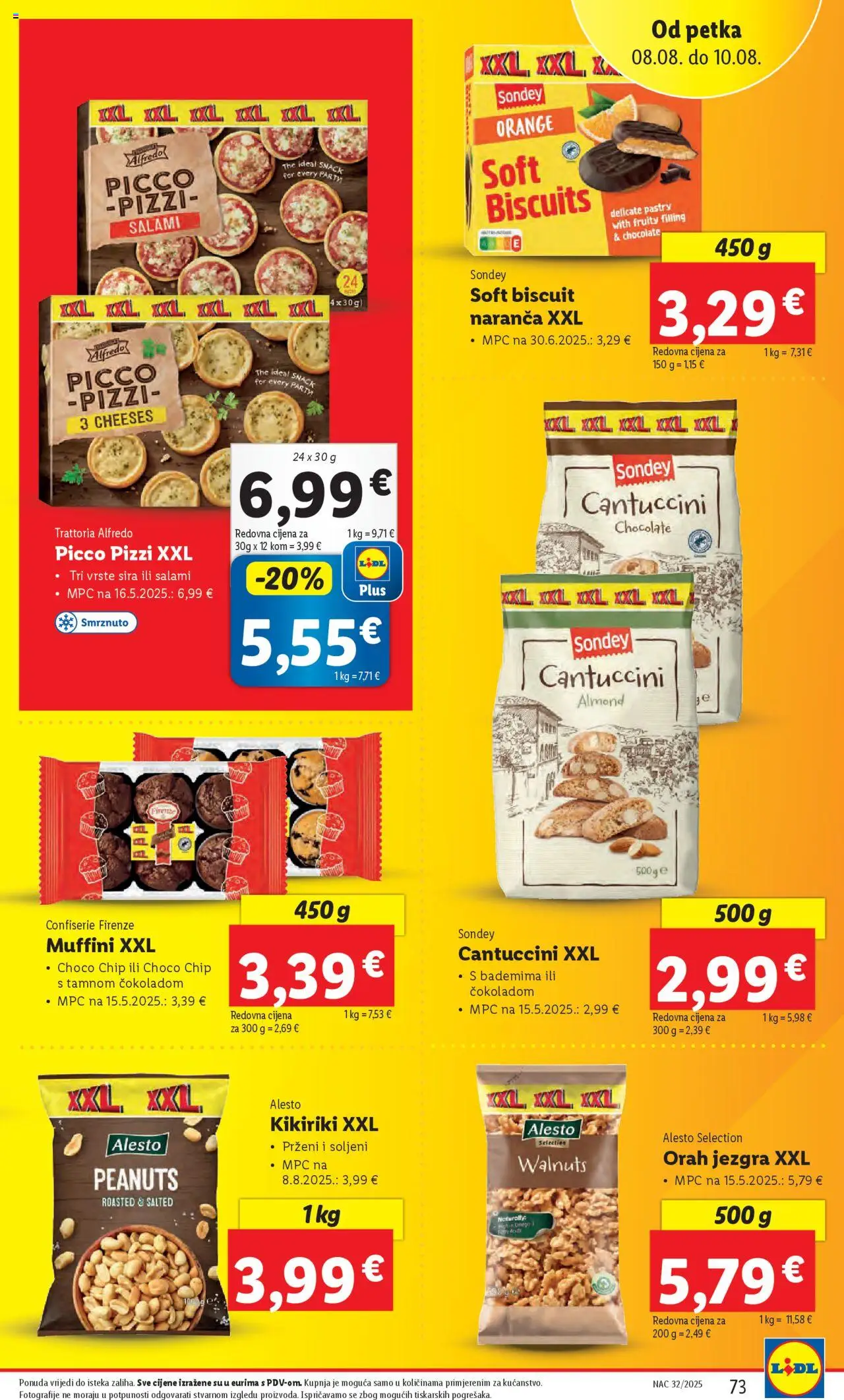 Lidl katalog | vrijedi od 04.08.2025 | Stranica: 73 | Proizvodi: Kikiriki, Orah