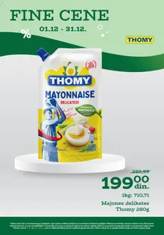 Univerexport Thomy tim za popust fin - pregled Univerexport kataloga - važi od 01.12.2025