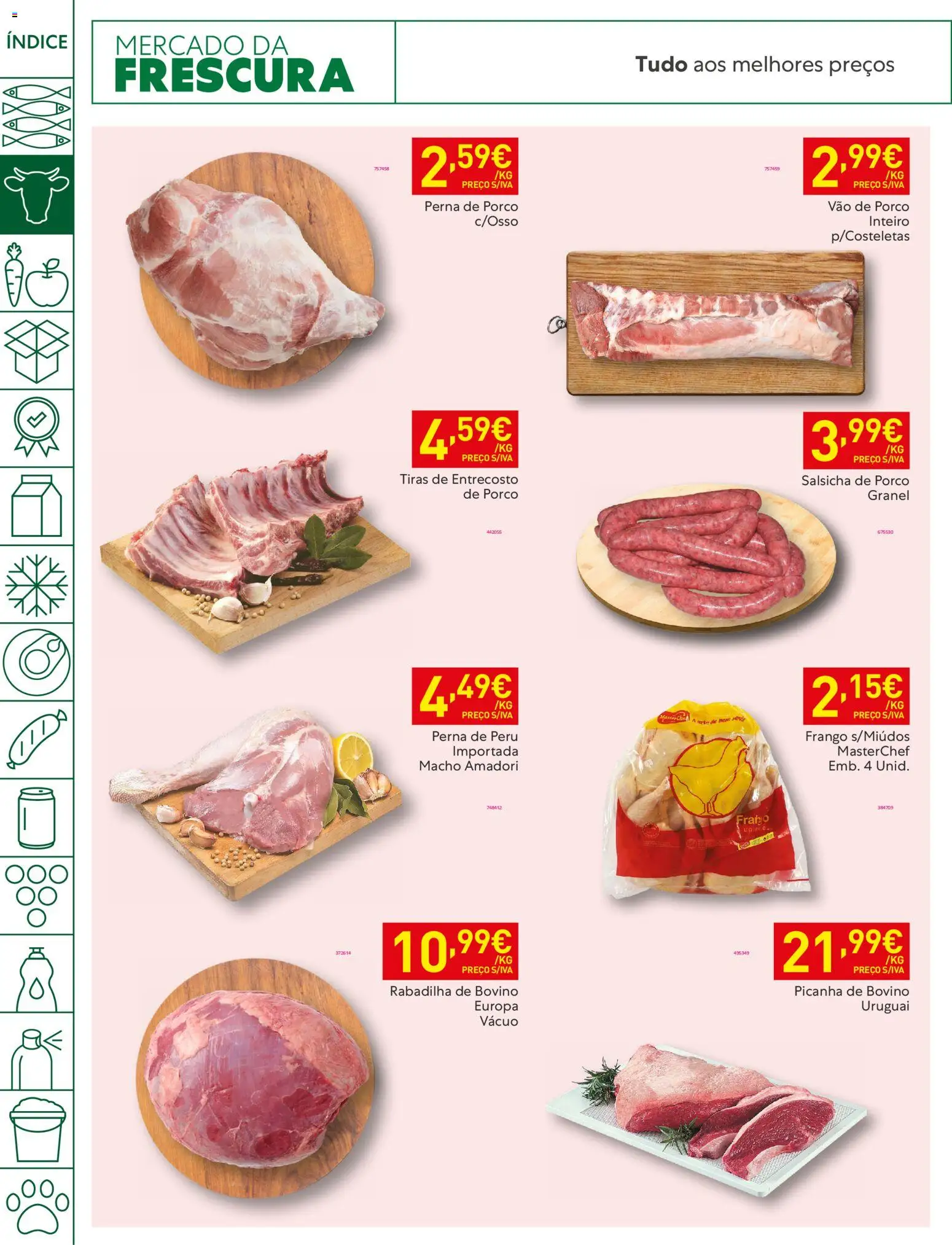 Recheio folheto │ válido de 13.01.2026 | Página: 4 | Produtos: Frango, Peru, Salsicha