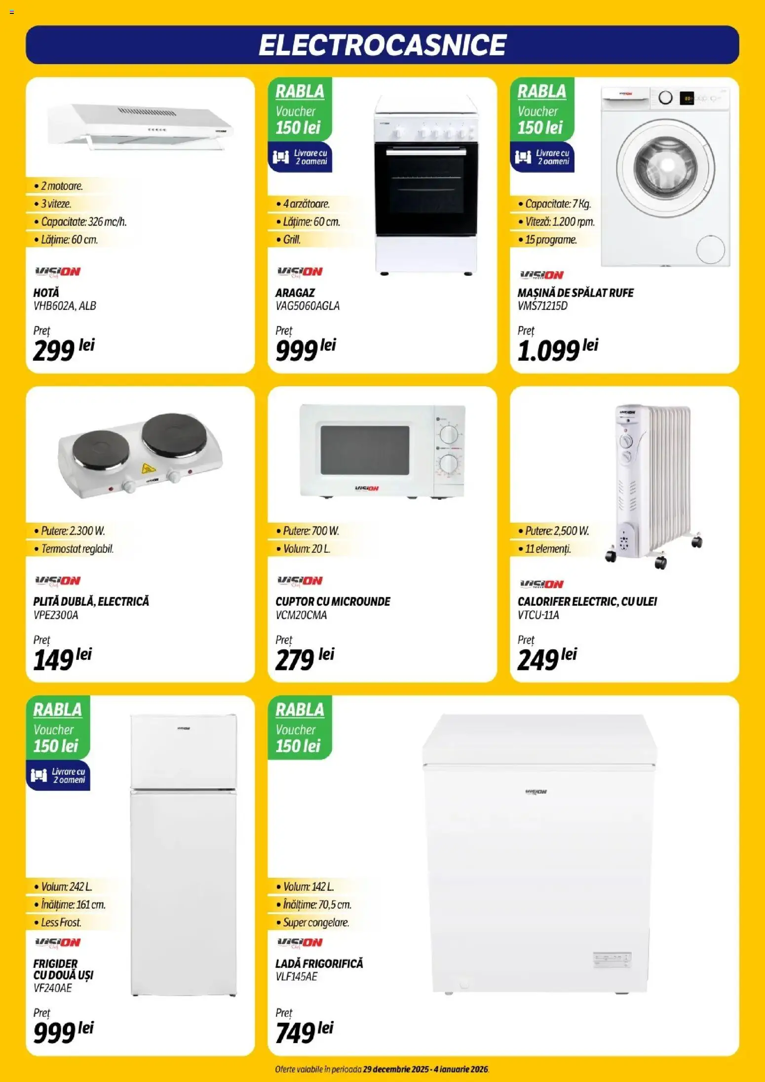 Noul catalog Flanco – valabil de la 29.12.2025 | Pagină: 22 | Produse: Cuptor, Plită, Calorifer, Ulei