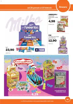 Anteprima del volantino Volantino Sogegross	 valido a partire dal 28.01.2026 | Pagina: 45 | Prodotti: Caramelle, Miele
