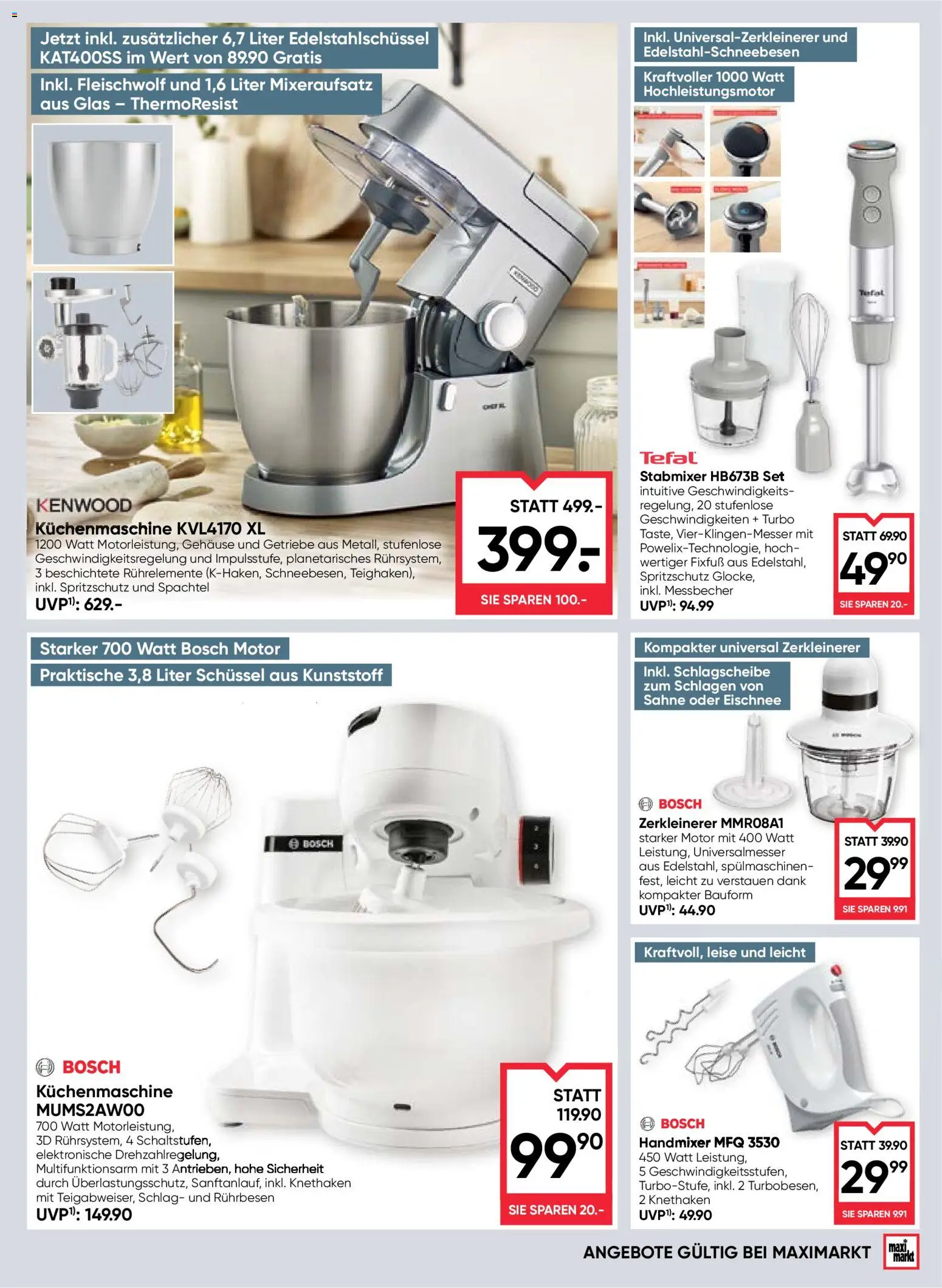 Maximarkt Flugblatt gültig ab 12.03.2026 | Seite: 19 | Produkte: Sahne, Rührbesen