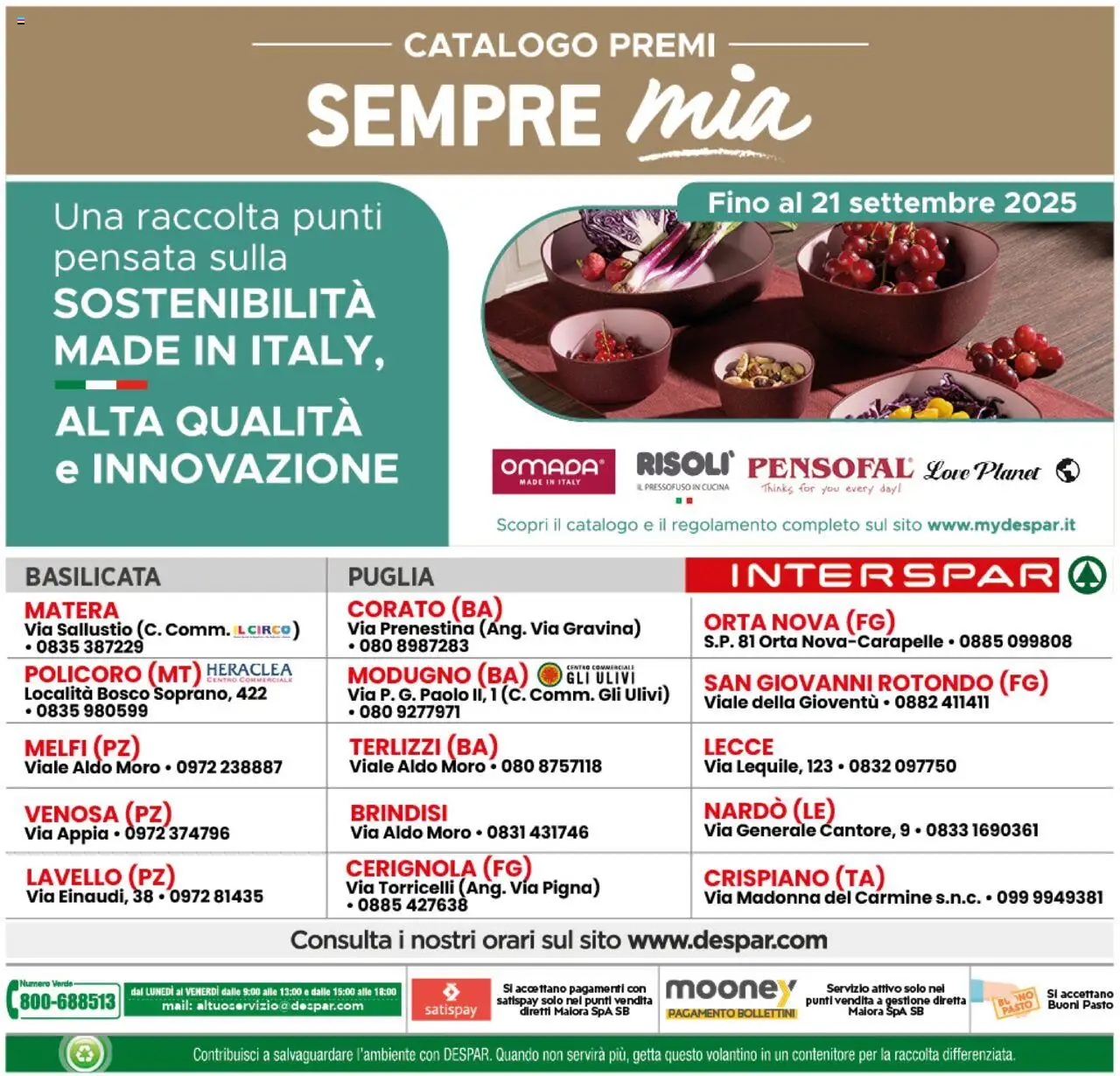 Volantino Interspar del 04.08.2025 | Pagina: 39 | Prodotti: Lavello, Contenitore