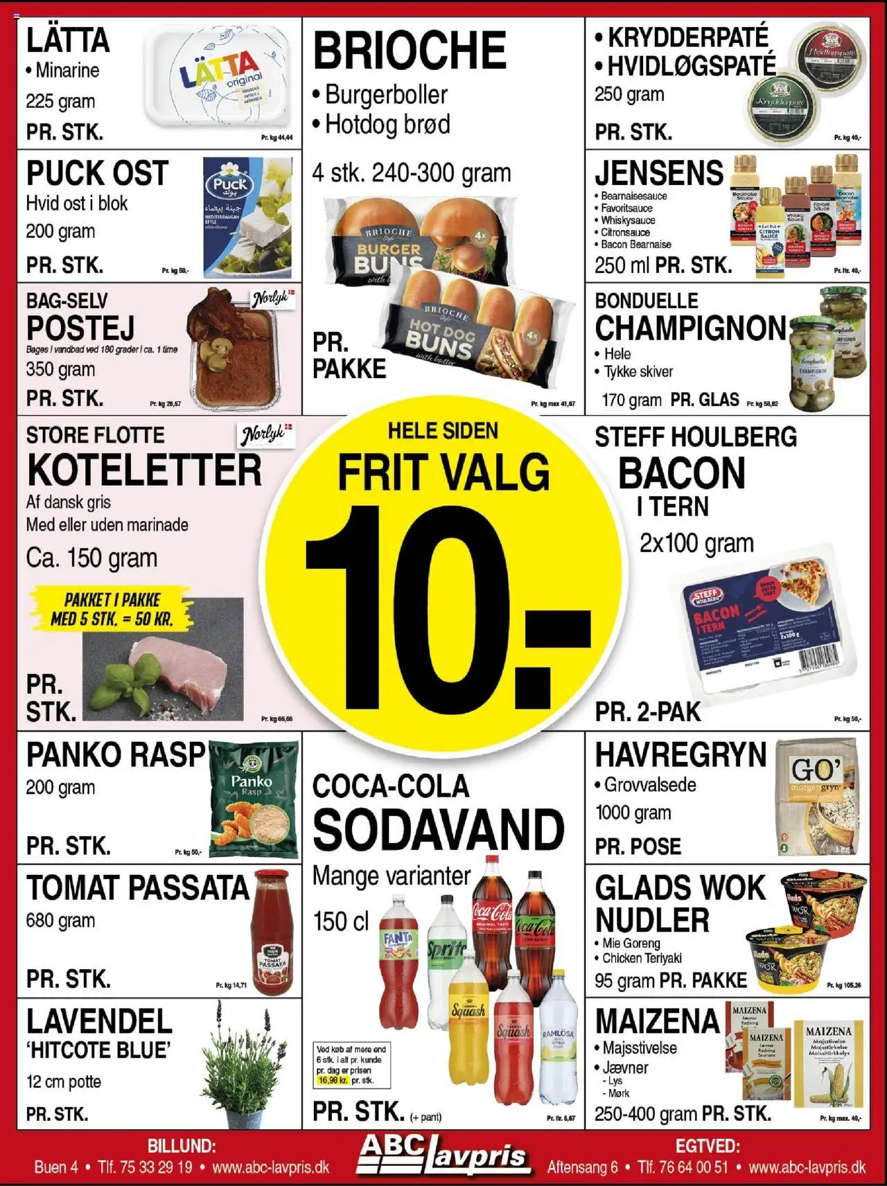 Abc Lavpris Tilbudsavis gyldig fra 20.08.2025 | Side: 3 | Produkter: Koteletter, Sodavand, Fanta, Bacon