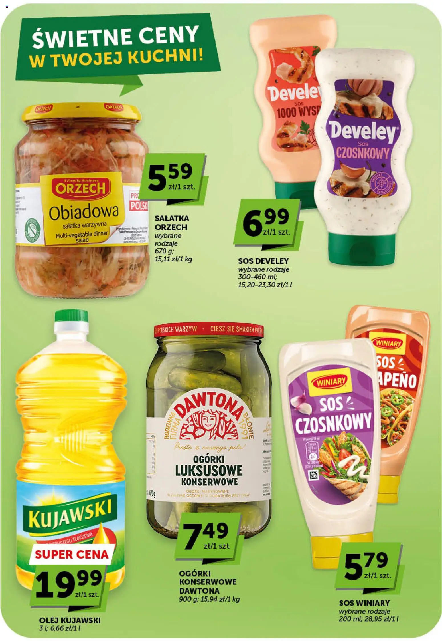 Euro Sklep gazetka - Market od 30.04.2026 | Strona: 18 | Produkty: Olej, Ogórki, Sałatka, Ogórki konserwowe