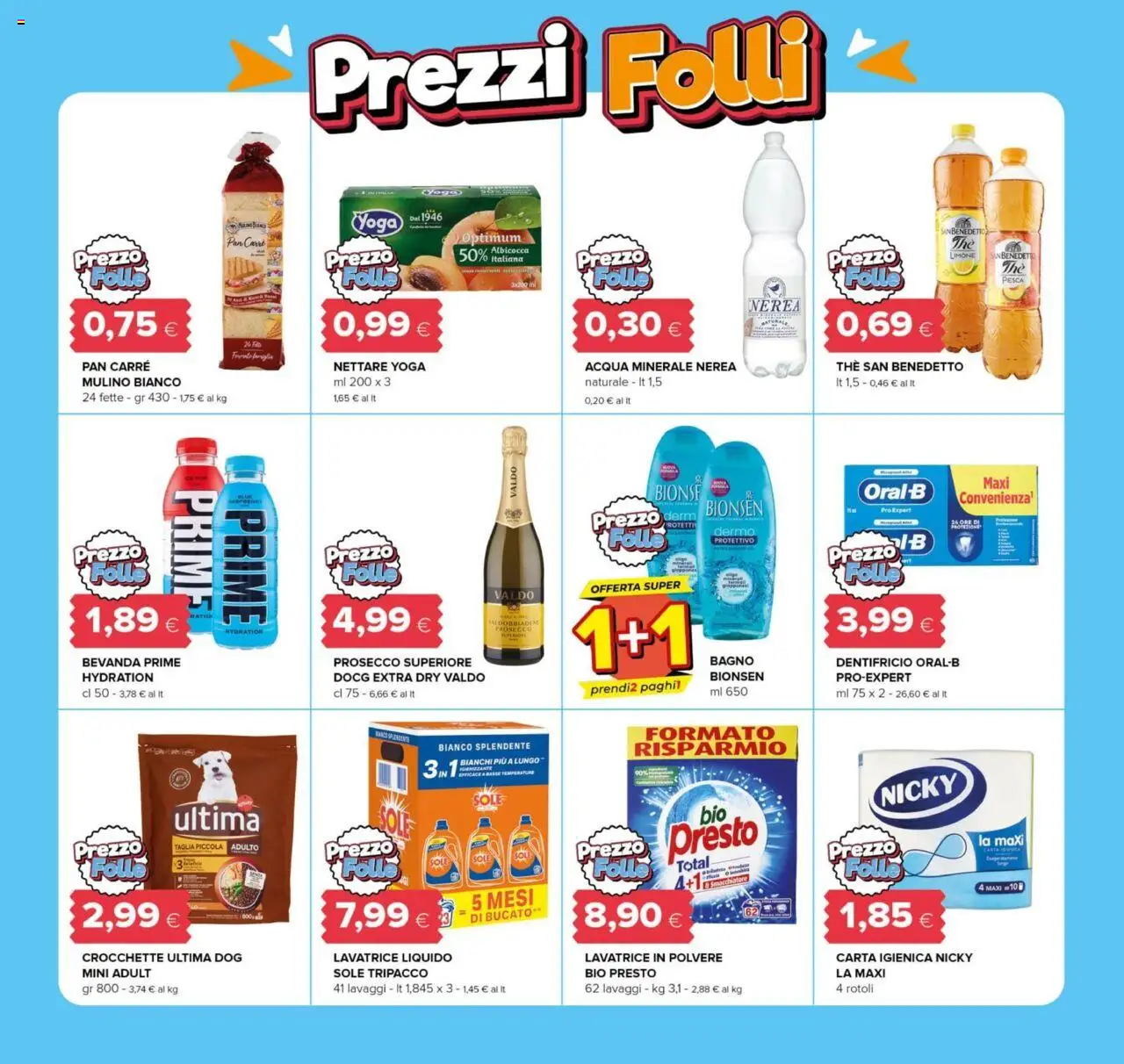 Volantino Oasi del 25.09.2025 | Pagina: 3 | Prodotti: Smacchiatore, Acqua, The, Bagno